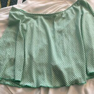 wild fable Mint Green Textured Skater Skirt